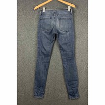 Frame Blue Denim Jeans Sz 26 Le Skinny Mid Rise Fallbrooke Cotton Blend ... - £20.14 GBP