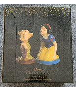 Vandor Snow White &amp; Dopey Sculpted Ceramic Salt &amp; Pepper Set #33030 NIB - £14.38 GBP