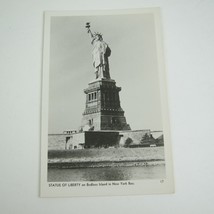 Real Photo Postcard RPPC Statue of Liberty Bedloes Island New York City Vintage - £16.02 GBP