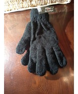 Men&#39;s Knit Gloves Black - £10.02 GBP