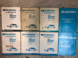 1990 Subaru Legado Servicio Reparación Tienda Manual Juego Books Fábrica... - $102.09