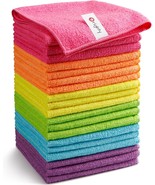 Microfiber Cleaning Cloths Pack of 20 Highly Absorbent Cleaning Supplies... - £18.52 GBP