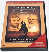 Gettysburg and Stories of Valor - Civil War Minutes III (DVD, 2007) - $4.99