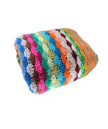 Handmade Crochet Afghan Throw – Clam Shell Pattern Multicolor 45x68 Granny - €20,63 EUR