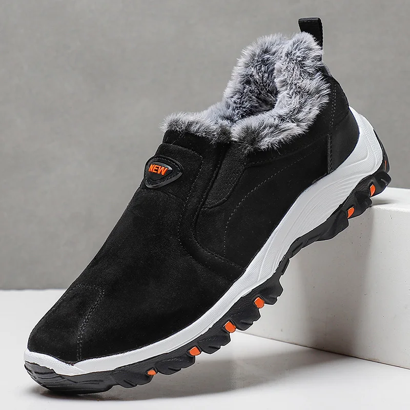 Winter Sneakers Men Shoes Loafers New Slip-On Footwear Men&#39;s Walking Sho... - $35.30
