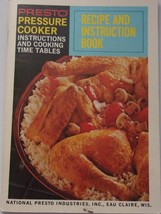 Vintage Presto Pressure Cooker Recipe &amp; Instruction Book 1976 - £3.98 GBP