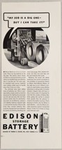 1936 Print Ad Edison Storage Battery Equipped Warehouse Truck West Orange,NJ - £14.14 GBP