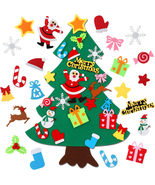 Felt Christmas Tree for Kids DIY Christmas Decorations 2.6Ft Xmas Gifts ... - $247.94 MXN