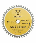 Foxbc Track Saw Blade 42T 160X1.8X20Mm 205561 For Festool Ts 55, Wood Fi... - $61.63 CAD