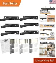 Heavy Duty Floating Shelf Bracket | 4-Inch Floating Mantel Mount, Blind ... - $87.08