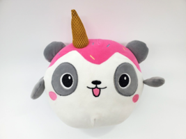 8&quot; Puppycorn Plush Dog Unicorn Pink White Gray 8&quot; Soft Stuffed Animal Toy B308 - £7.85 GBP
