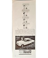 FORD FALCON 1962 - Peanuts Cartoon - Charlie Brown &amp; Lucy - 1961 VTG Pri... - $511.47 MXN