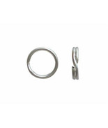 5mm Sterling Silver Split Rings (100) 925 SS Made in U.S.A. - £23.35 GBP