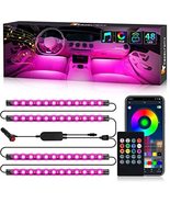 LED Car Lights, Music Sync, Phone Control - £27.96 GBP