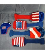 Lot of 5 Golf Club Head Covers - USA 4th Of July Patriotic America Stars... - £27.90 GBP