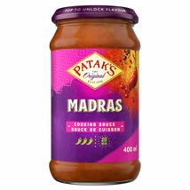 4 Jars of Patak&#39;s Madras Cooking Sauce 400ml Each -From Canada - Free Shipping - £36.53 GBP
