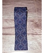 Knottery Men&#39;s Handmade Straight Edge Cotton Tie Blue / Orange Mix - £34.60 GBP