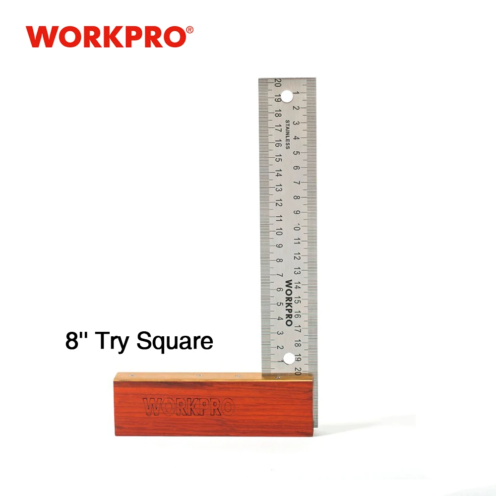 WORKPRO 2 in 1 Angle Rulers Gauges 8