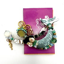 LIZTECH mermaid brooch - NEW hand-crafted &amp; signed 2007 pin - hard to find - $135.00