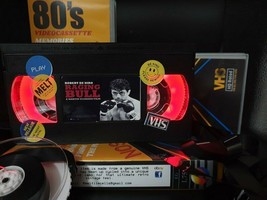 Retro VHS Lamp,Raging Bull ,Top Quality Amazing Gift For Any Movie Fan,Man Cave  - £15.00 GBP