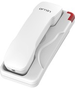 Wall-Mounted, White T108 Trimline Corded Telephone With Sos Key For Use In - $54.19 CAD