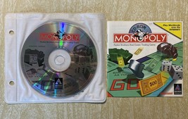 Hasbro Interactive Monopoloy 1996 CD-Rom Games - $9.50
