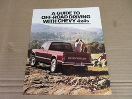 Vintage A Guide To Off-Road Driving With Chevy 4X4s     E1 - £43.23 GBP