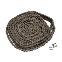 30ft #48 Nickel Plated Roller Chain with Master Link 1/2&quot; Pitch Gate Opener - £47.14 GBP