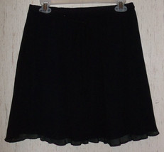 EXCELLENT WOMENS maurices FLIRTY LINED BLACK MICRO PLEATED SKIRT SIZE S - $23.33