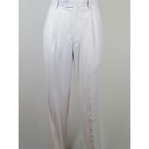 Men Apollo King Band Collarless Church Suit Mandarin 5 Hidden Buttons AG58 White image 14