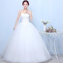 Dress new ball gowns embroidery wedding dresses bride simple large size lace up dresses thumb200