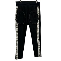 Profound Aesthetic PRFND Tape Sweatpants Black Size Medium - £35.49 GBP