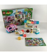 Lego Duplo Bakery Playset Preschool Building Toy 10928 Cafe Delivery Truck - $80.61 CAD