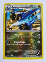 Garchomp Pokemon Trading Card Dragons Exalted 90/124 Holo Foil 2012 Rare Bw - £6.28 GBP