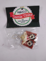 Vintage Enesco Teenie Tinies Christmas Tea Set Mini Hanging Ornament 199... - £7.64 GBP