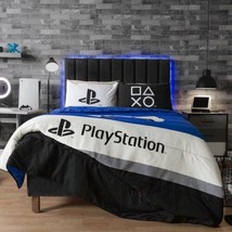 Playstation Teens Boys Original Licensed Reversible Comforter Set 3PCS Queen - £116.76 GBP