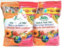 2 Bags Jiffy 36 Pellets Earth Friendly Start Seeds Quick Soil Mix 4 Dry ... - $30.99