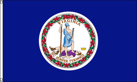 3x5 Virginia Flag 3&#39;x5&#39; House Banner grommets super polyester - $17.99