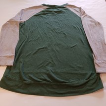 NFL Team Apparel Green Bay Packers Women's Green & Gray T-Shirt Long Sleeve M image 2