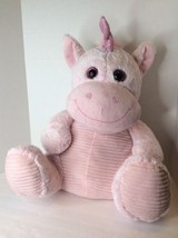 Kellytoy Large Pink Unicorn Plush Sparkle Eyes Cuddle Stuffed Animal Toy 26in - £33.33 GBP