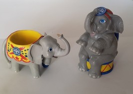 Ringling Bros Barnum Bailey Circus Souvenir Elephant Mugs Flip Top 2014 Greatest - £18.32 GBP