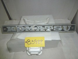 Komatsu Cast Aluminum Emblem-ORIGINAL - £246.41 GBP