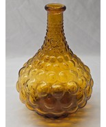 Vintage 1970s Empoli Glass 10&quot; Bubble / Genie Vase - Space Age Pop Art D... - $43.71 CAD