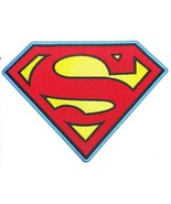 Superman Symbol Emblem  Iron On Sew On Embroidered Patch 7 1/8&quot;x 5 1/8&quot;  - £6.66 GBP