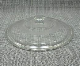 Pyrex Vintage Round Clear Glass 9.5&quot; Lid Casserole Pot Replacement Marked Mexico - £23.91 GBP