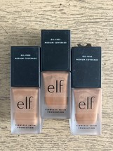 ELF E.L.F Flawless Finish Foundation - NEW - Shade: #83118 Caramel Lot of 3 - $25.47