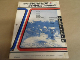 1979 Evinrude Service Shop Repair Manual 70 75 HP 70973 75942 75943 OEM Boat NEW - £87.70 GBP