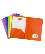 Plastic 2 Pocket School Prong Folders, 9.5 X 11.75, Assorted Primary Col... - $48.45 CAD