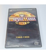 WWE - The History of WrestleMania I-IX, 1985-1993 Bret Hart Randy Savage... - £4.69 GBP