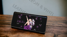 Women&#39;s Trifold Wallet - Betty Boop Black and Purple Design - £19.66 GBP